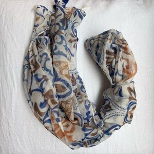 Floral Patterned Scarf